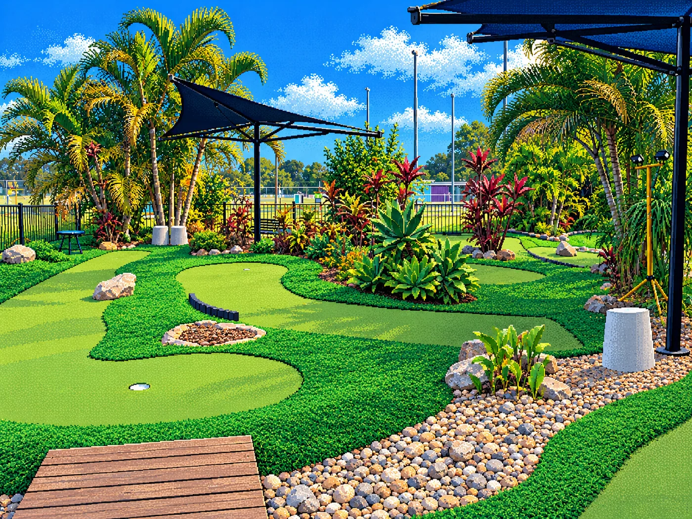Themed image of the Outside Course